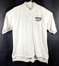 Mirachem Polo Mens 2XL XXL Mechanics Shirt White