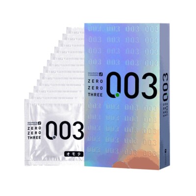 Japan Okamoto 003 Extra Thin 0.03mm Condom 12 Pcs