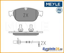 Brake pad set, disc brake Meyle 0252615820/PD for Audi