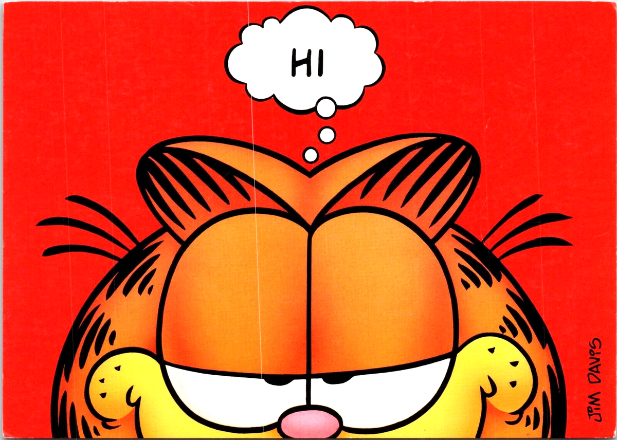 Cadre Photo Garfield Vintage Paws PVC #70-204 Par Jim Davis – RARE Et Collector