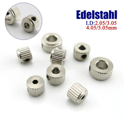 Stainless Steel Fluted Bushing 2/3/4/5mm with Screws for DIY Aircraft Models