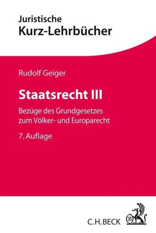 Thumbnail - Staatsrecht Iii Rudolf Geiger