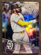 2022 Topps Fernando Tatis Jr. 2021's Greatest Hits Foil Insert Card