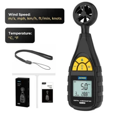 Digital Anemometer Wind Speed Meter 0~30m/s Test Wind BFT Wind Chill Temperature