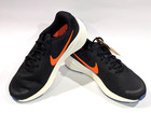 Nike Revolution 7 Black/Orange Men's Running Shoes-Asst Sizes NWB EXTRA WIDE 4E