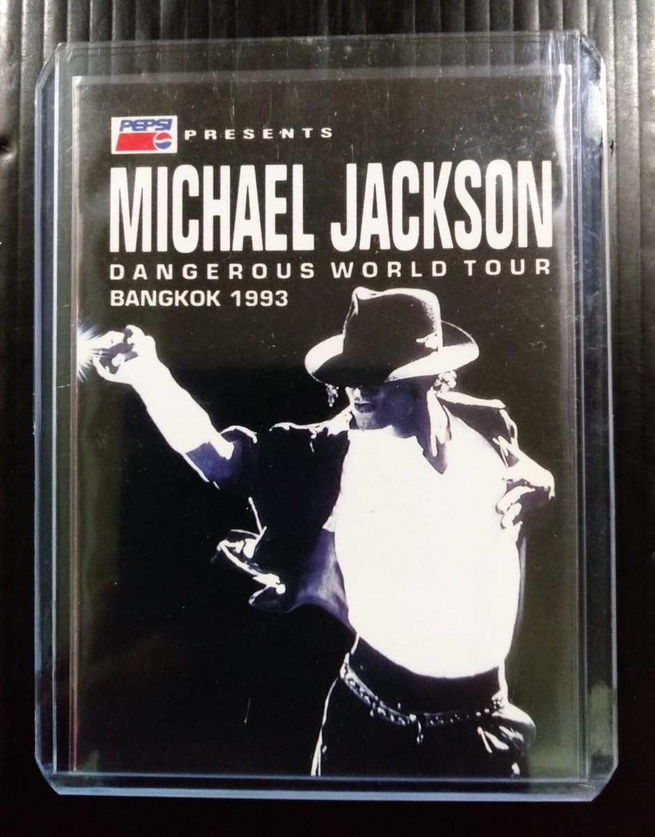 Michael Jackson 1993 Dangerous World Tour THAI SP MINI Card UNUSED