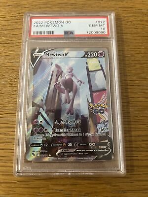 PSA 10 Mewtwo V Pokémon Go Alternate Alt (Alt Art)