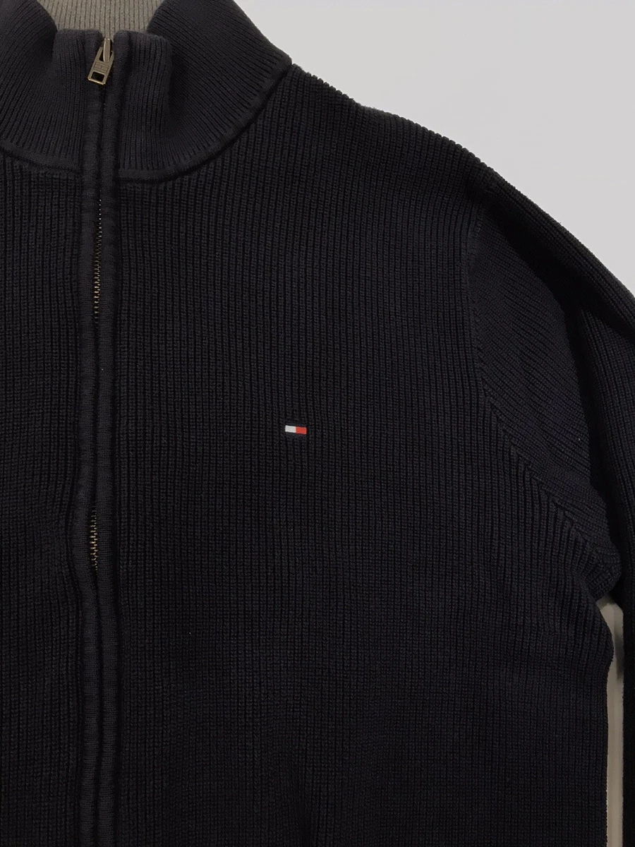 Tommy hilfiger full zip deals sweater
