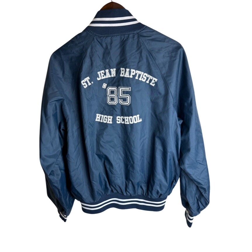 Vintage 80's Saint Jean Baptiste High School Jacket Size Adult