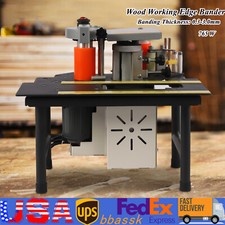 Woodworking Edge Banding Machine Portable Edge Bander Double Gluing Machine 110V