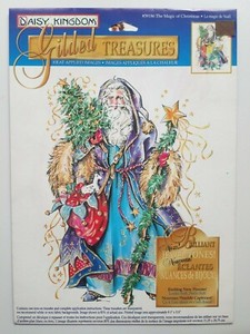 Vintage Daisy Kingdom Gilded Treasures Iron On Transfer The Magic Of Christmas 