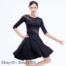 Latin Tango Salsa Rumba Samba Cha Cha Party Show Ballroom Dance Practice Dress