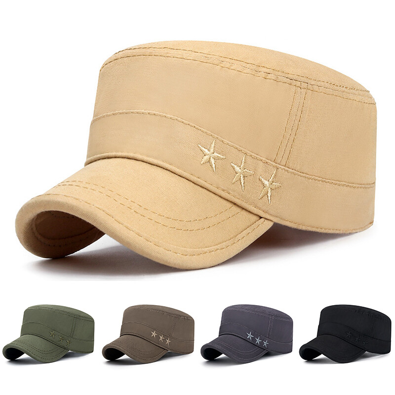 APL Berretto militare esercito cappello cadetto berretto piatto top baseball tempo libero lavato cot 18