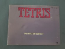 TETRIS Nintendo NES Game Original 1989 Instruction Booklet Manual  ONLY 