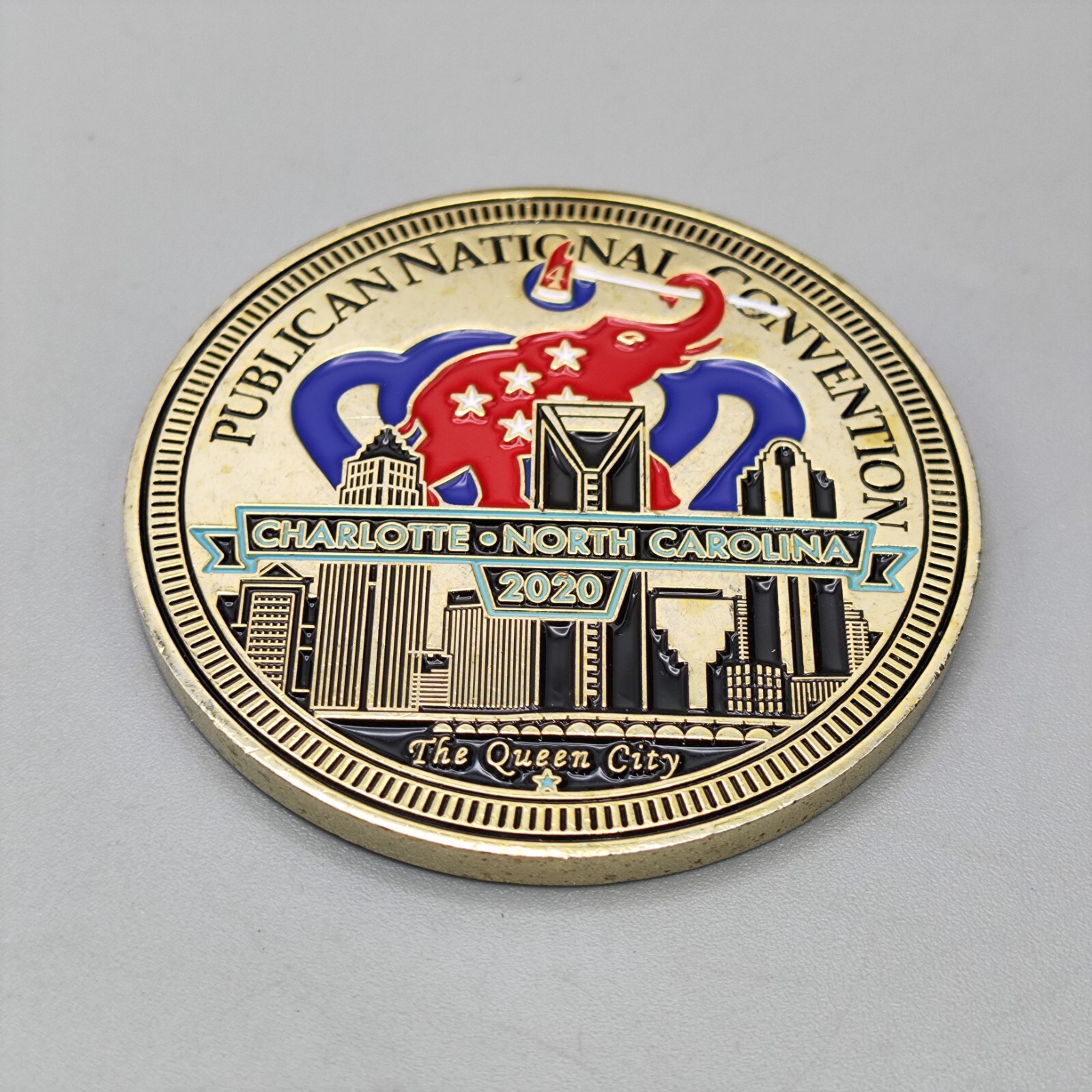 Charlotte North Carolina Fire Dept Challenge Coin
