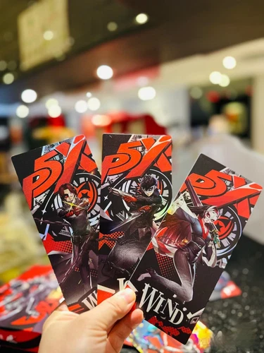2024 Pizza Hut P5X Persona 5 Figuren Happy Meal Spielzeug Abzeichen Poker Kartenständer - Bild 8 von 20