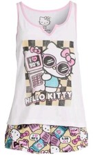 HELLO KITTY by SANRIO 2XL 18W-20W Two 2 Piece Pajama Shorty Tank Set