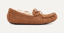 Ugg Unisex Olsen Slipper Moccasin Wool Slip-On Chestnut Sz W 8 M 6 US 39 EU