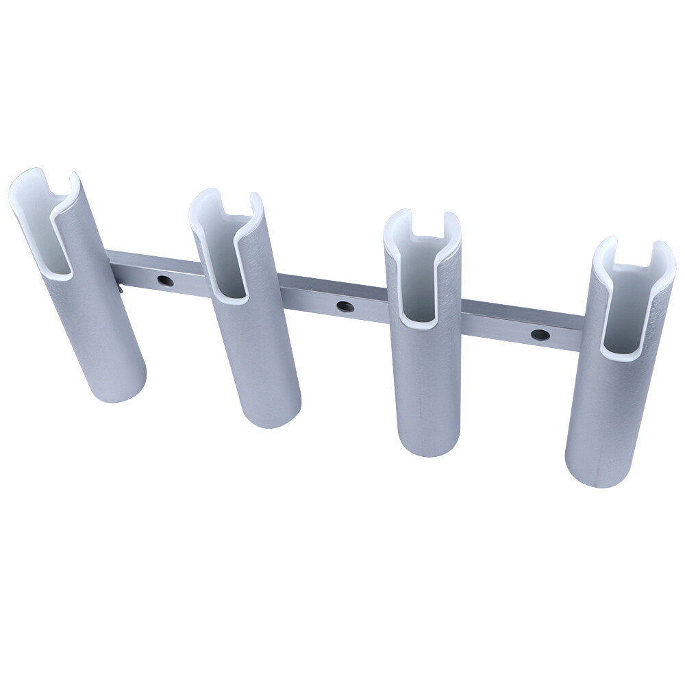 Aluminium Fishing Pod Rack for Marine Boat Yacht Camper RV 4-Rod Holder Rack 