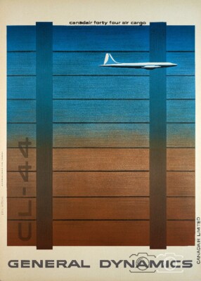 Affiche Poster Publicitaire General Dynamics - 50x70 Cm - Vintage Style