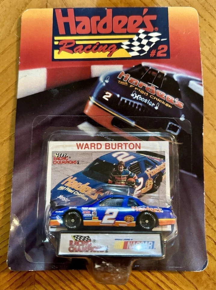 1993 Racing Champions Ward Burton #2 Hardees Racing 1:64 scale TT - Image 3 of 3