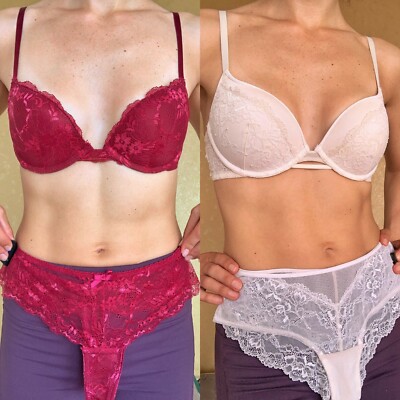Schöne BH Sets 75B Calzedonia Straps Panty Calvin Klein Reizwäsche Dessous 27Stk