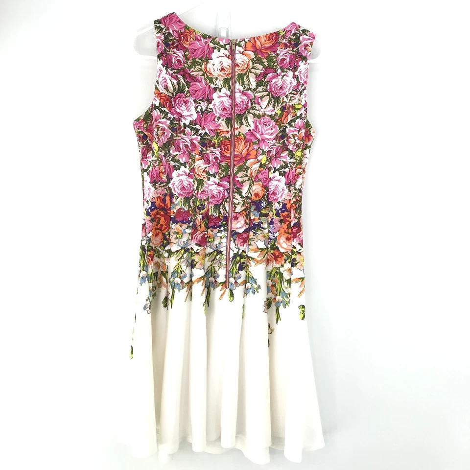 Gabby Skye Women’s Floral Fit and Flare Sleeveless Dress Size 6 - Image 3 of 4