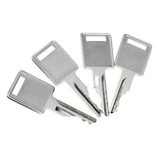 4 Cut Ignition Keys For Case 1838 1840 1835B 1835C 1845B 184 Skid Steer Loader