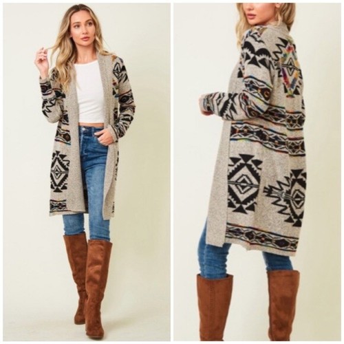 Multi Colored Aztec Tribal Jacquard 