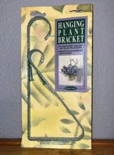 12" Amertac Vinyl Coated Bracket hanging plant mount  NIP Forest Green Finish