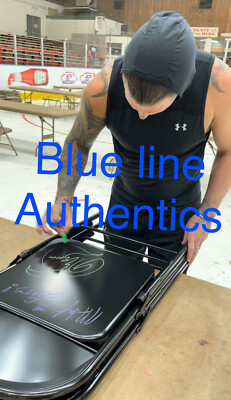 MATT & JEFF HARDY BOYZ Autograph SIGNED WWE Steel Chair COA WWF