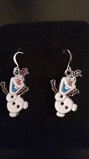 Disney's FROZEN OLAF Earrings Silver Plated