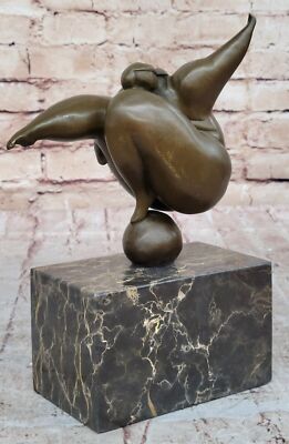 VINTAGE ABSTRACT MODERN ART CAST BRONZE STATUE ORIGINAL SIGNED MILO SALE