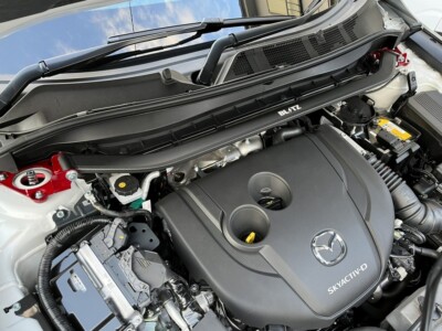 パーツ BLITZ SmaThro X (SXSG4) for MAZDA BLITZ STRUT TOWER BAR Front For MAZDA 12- CX-5 CX-8 PE-VPS SH-VPTS