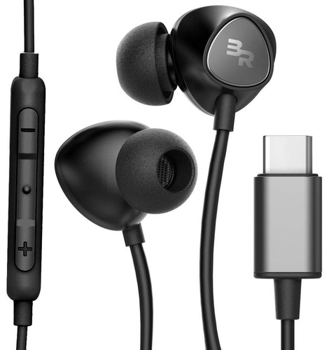 Type-C USB-C In-Ear Earphone Headset Headphone Earbuds Wth Wire-controlled Mic - Picture 3 of 11