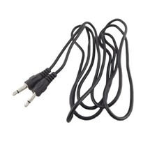 3.5mm 1/8" Male Mini Plug To Male Monaural Mono Audio Extension Cable Nickel 5ft