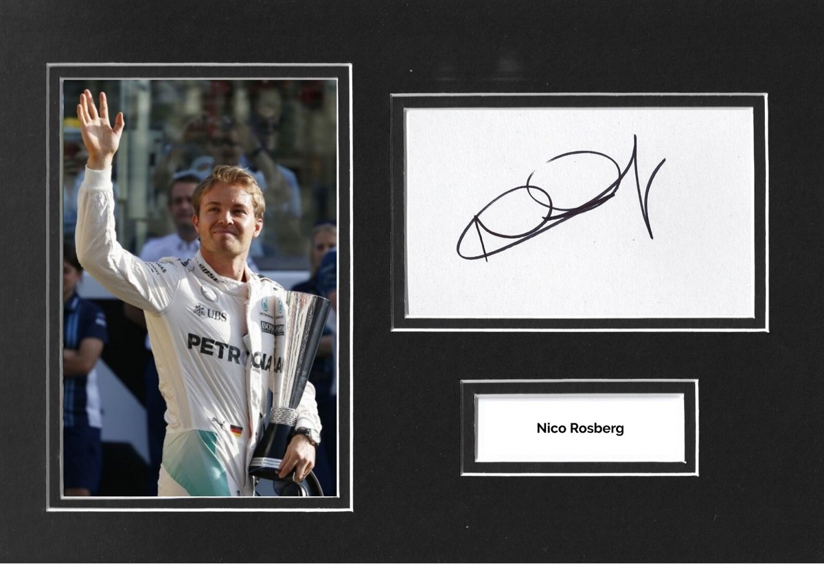 スポーツ選手 Nico Rosberg 2016 Mercedes Used Bottle Nico Rosberg 2016 Mercedes Used Bottle
