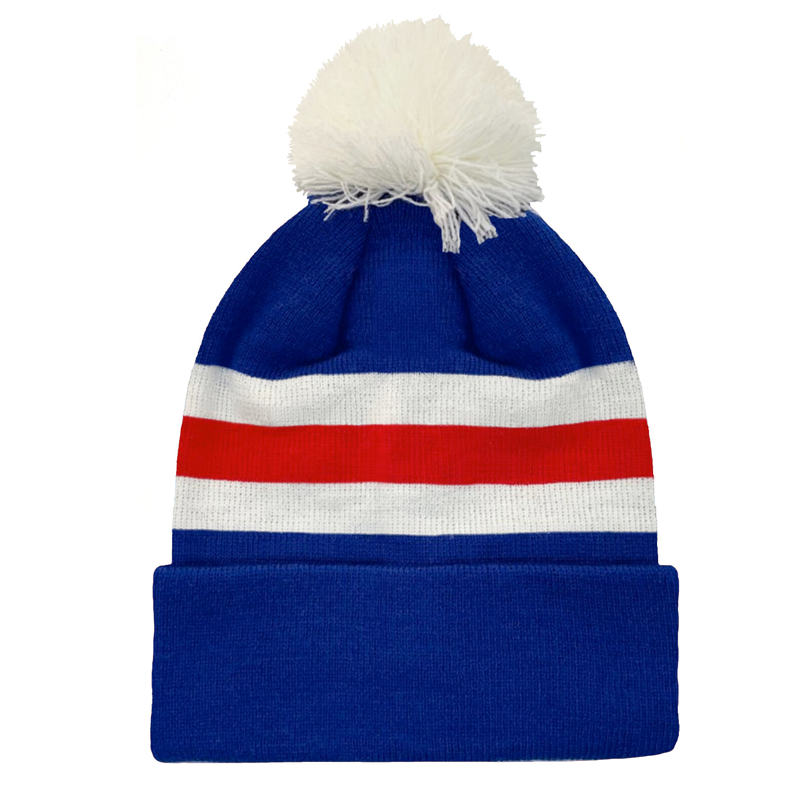 fan originals - Gorro de punto de estilo retro - Con los colores del Rangers