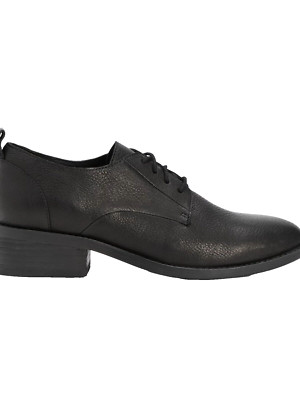 Eileen Fisher Women's Sz 9 Black Nan Leather Oxford Shoes NIB