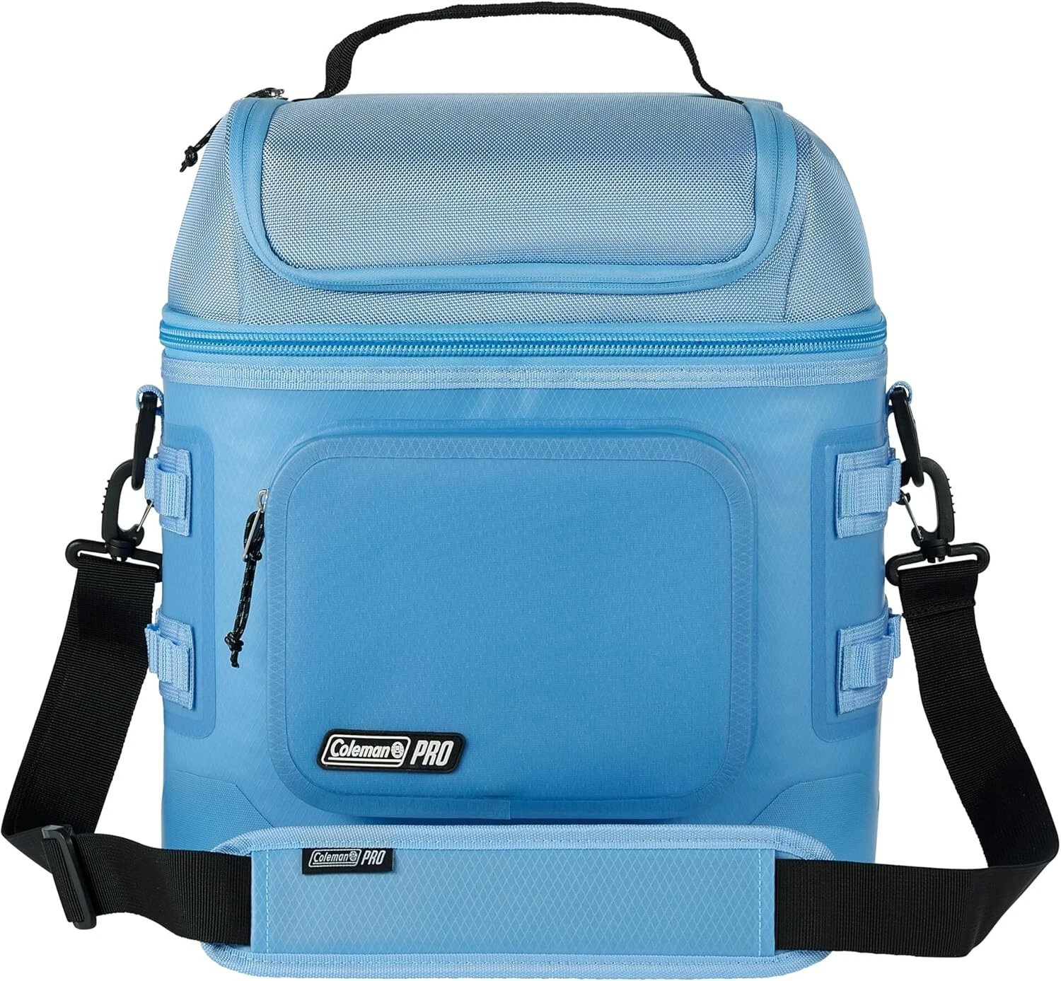 NEW Coleman Pro 24 Can Beverage Soft Cooler Lunchbox Fully Insulated Lid & Body