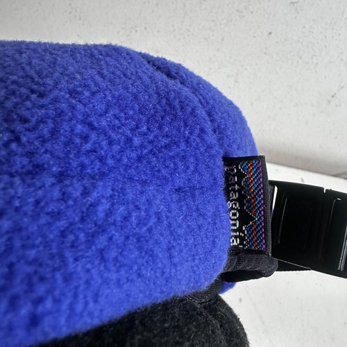 Vintage Patagonia Hat Cap Strap Back Purple Fleece USA Synchilla Duckbill Mens - Picture 7 of 11
