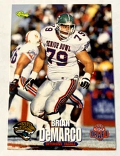 1995 Classic Games 1995 Draft Class #60 Brian DeMarco Jacksonville Jaguars RC