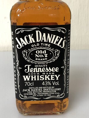 Jack Daniel's Old Time No.7 Tennessee Whiskey 70cl 43% Vol Rare