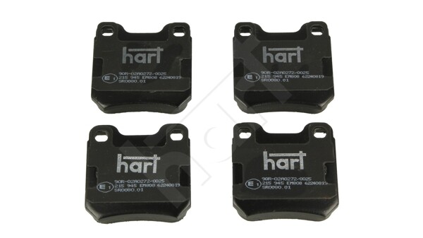Hart 215 945 Bremsbelagsatz, Scheibenbremse FüR Opel-image