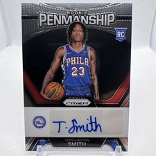 Terquavion Smith 2023-24 Panini Prizm Rookie Penmanship Philadelphia 76'ers
