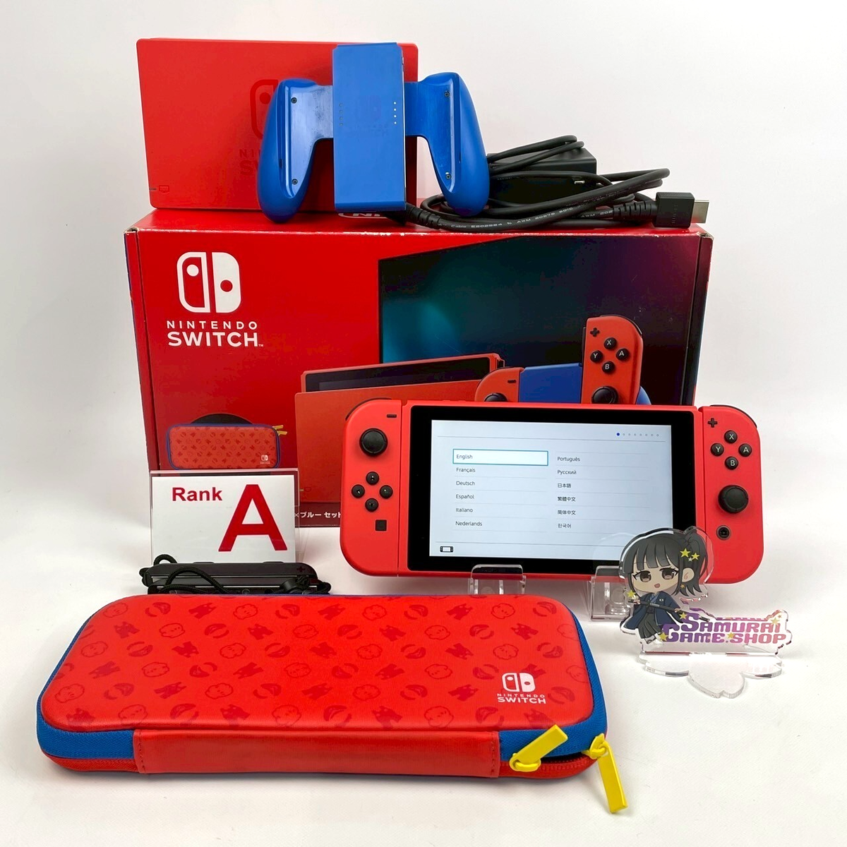 Nintendo Switch Mario Red & Blue Edition HAC-001(-01 Nintendo Switch Mario Red & Blue Edition HAC-001(-01