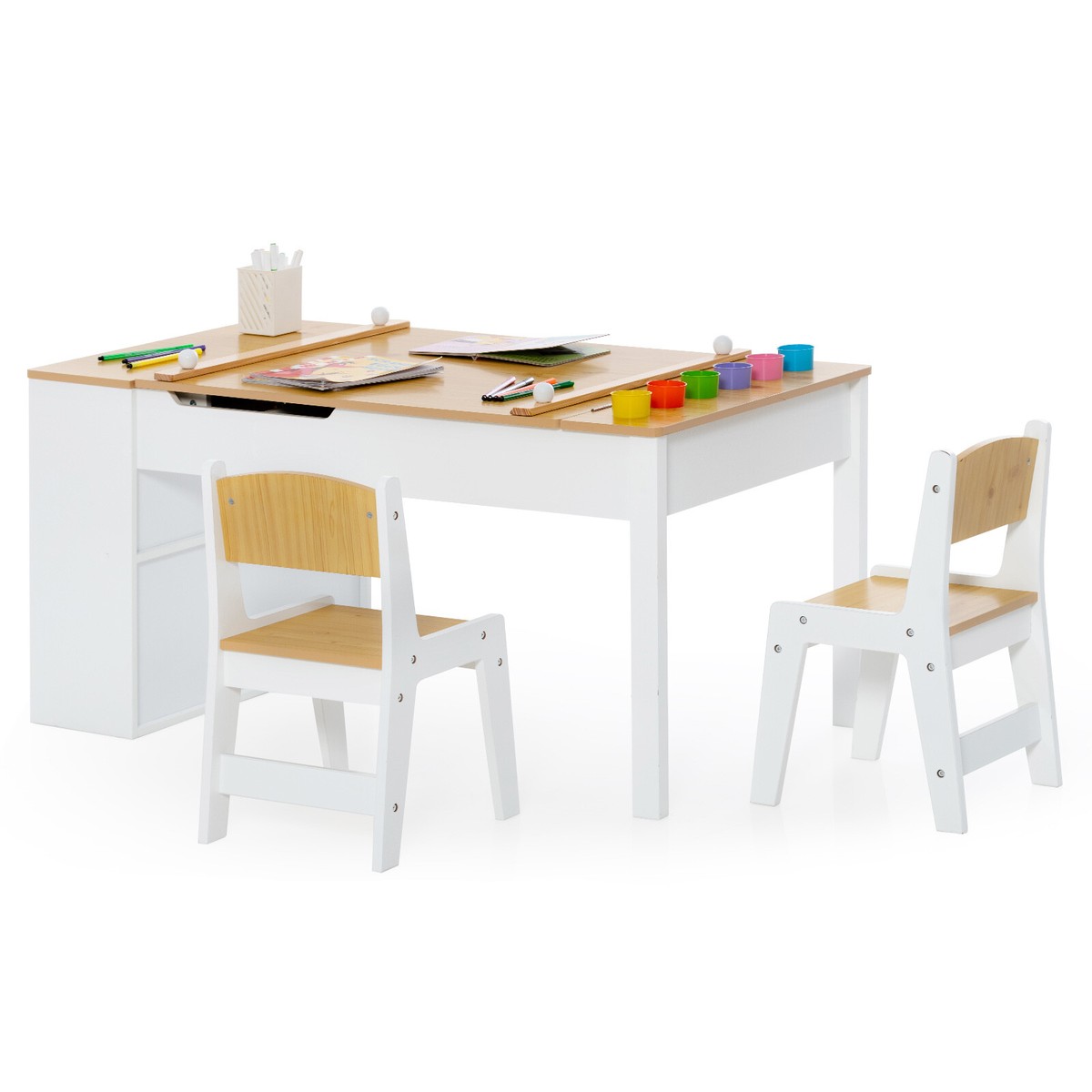 Multi-functional Kids Art Table Chair Set in Toddler Craft