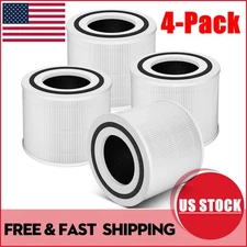Fil-Fresh 4-Pack For PuroAir 240 HEPA 14 AIR PURIFIER Replacement Filter,3-stage