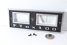 Yaesu FT  DX100 FRONT PANEL ESCUTCHEON   Original Trim Plate w/ Hardware   EX 