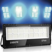 1000Watt 100000LM Led Fluter Flutlicht AußEn Strahler Scheinwerfer Kaltweiß IP66